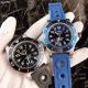 Copy Breitling Superocean Automatic 43mm Watch Blue Dial Blue Rubber Band (7)_th.jpg